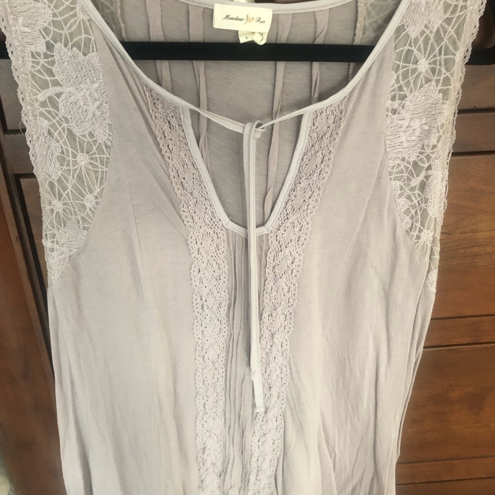 Anthro Meadow Rue Tank - LG
